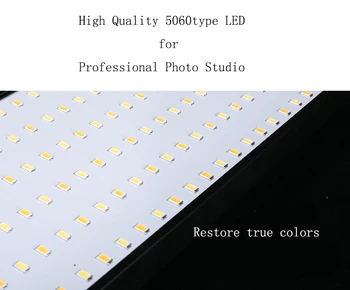 E 120pcs 5600k Beyaz Renk Fotoğraf Stüdyosu Şerit Fotoğraf Değnek Diammer Aydınlatma Beyaz Kapak Yumuşak aydınlatma Anahtarı LED