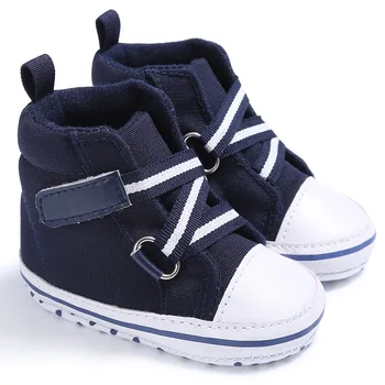 E&Bainel İlk Walkers Pamuk Ayak Bileği Bebek Ayakkabı Bot Tuval Yumuşak Yüksek Beşik Ayakkabı İlkbahar Sonbahar Kış Spor Ayakkabı