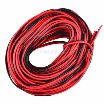 Ek olanaklar arasında 2 pin Kırmızı Siyah kablo Tel, PVC Tel,Elektrik kablosu yalıtımlı, kablo LED, DİY Bağlan