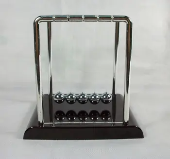 El yapımı Newton Cradle Metal Denge Topu ABS Sarkaç Topu Fizik Bilimi oyuncak Eğitim Dekor Aksesuar miniatura Öğretim
