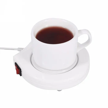 Elektrikli Isıtıcı Bardak Sıcak Pad Kahve, Çay, Süt 220V Sıcak Kışın Kullanmak Ofis Mutfak Ev İçin Kupa Isıtıcı Tepsi İçecek