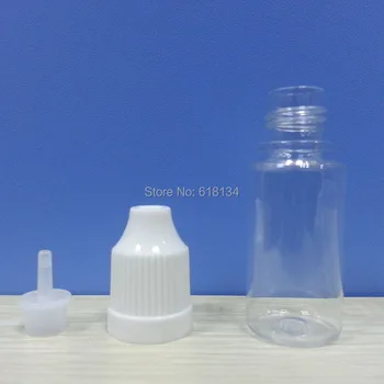 En iyi Satıcı - Ücretsiz kargo 200pcs çocuklardan uzak Kapağı , plastik şişe İle 10 ml PET plastik damlalık şişe 10 ML