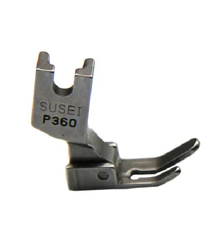 Endüstriyel Dikiş Makinesi Parçaları 5 mm 2.5 mm iğne deliği P360 yürüyerek flatcar çelik sol ve sağ dikiş genişliği
