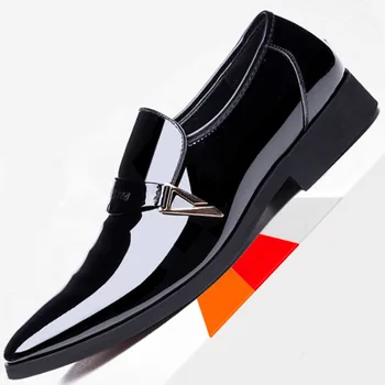 Erkek Gelgit ayakkabı rahat Moda Oxford Business Erkek Ayakkabı Deri Yüksek Kaliteli Yumuşak ve Rahat Nefes alabilen Erkek Flats erkek Ayakkabı ayakkabı
