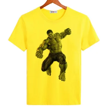 Erkek Marka iyi kalite rahat rahat gömlekler için BGtomato Soyut guaş Hulk t-shirt özgünlük sanat kahramanı gömlek