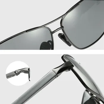 Erkekler Bukalemun Gözlükleri Erkek Güneş gözlükleri Gözlük UV400 lentes oculos de sol hombre Polarize Fotokromik lens sürüş güneş Gözlüğü