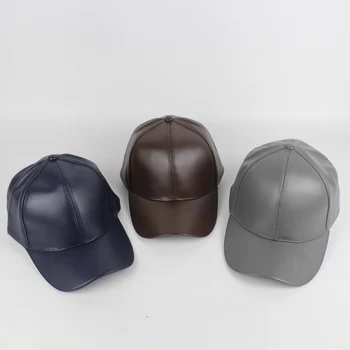 Erkekler için kulak flep Rusya düz üst kapaklar ile 2017 Kış erkek deri kap sıcak şapka snapback beyzbol şapkası casquette baba şapka kış