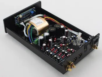 ES9018 İçin siyah Alüminyum Kasa/ Amplifikatör Şasi/ DAC Dekoder Kurulu Durumda