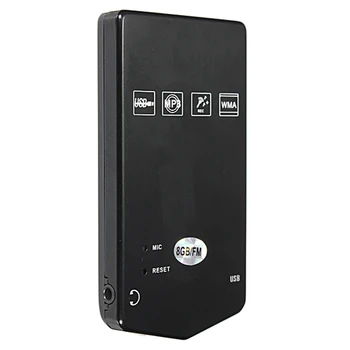 EST-Mini MP3 Player 8 GB LCD FM Radyo Video Müzik Medya Oynatıcı Ses Kaydedici