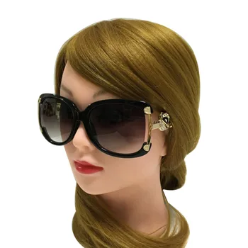 ETHAN Lüks Kadınların güneş Gözlüğü Moda Markası Tasarımcı Bayanlar Alaşımlı Çerçeve Gold Fox Dekorasyon Kızlar 4 Renk Sıcak Satış güneş Gözlüğü