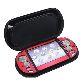 EVA Taşınabilir Oyun Player Depolama Kutusu Sabit Oyun Konsolu Koruyucu Kılıf Askısı Fermuar İle Sony Playstation Vita PSP için Taşıma Çantası