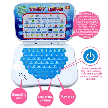 Fare Bilgisayar Öğrenme Makinesi Oyuncak Eğitim Tablet Hediye Rastgele Renk ile yeni Çocuk Öğrenme Makinesi