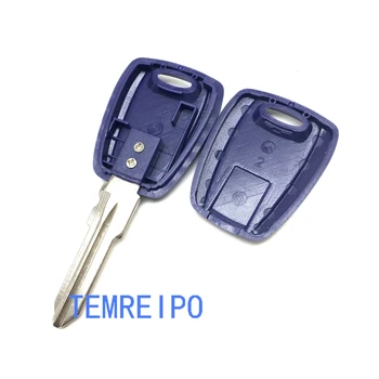 Fiat Kesilmemiş Anahtar için 20pcs/lot anahtarı durumunda, transponder kabuk siyah renk sticker ile Çip Değiştirme Kabuk Fob Bıçak