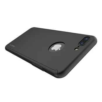 FLOVEME iPhone 5s 5 SE Tam Koruyucu Mat Zor Durumda iPhone 7 İçin iPhone 6, 6 ve 6 Artı 6 Artı dayanıklı Cam Kapak
