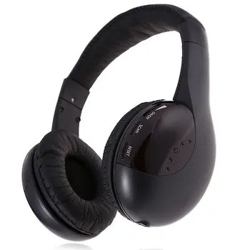 FM Radyo MP3 Sohbet Online İzlemek Süper Bas Mikrofon Verici ile 1 5 Hi-Fi Kablosuz Kulaklık Kulaklık MH2001