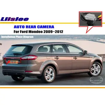 Ford Mondeo 2009~2012 / İçin Liislee Araba Arka Kamera Geri Park Kamerası / CCD HD RCA NTST PAL / Plaka Işığı OEM