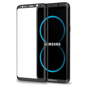 Galaxy S 8 Koruyucu Cam Film Kapak İçin Samsung Galaxy S 8 S 8 / 9 H Ekran Koruyucu Artı Tam kapak 3D Arc Sertleştirilmiş Cam
