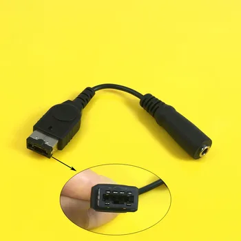 Game boy Advance GBA SP İçin Jing Cheng Da 10 adet/lot 3.5 MM Kulaklık Kulaklık Jack Adaptör Kablosu Hat Kablosu