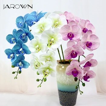 Gerçek dokunmatik kelebek yapay çiçek letax düğün için genel olarak yapay çiçek yapay çiçekler orkide orkide