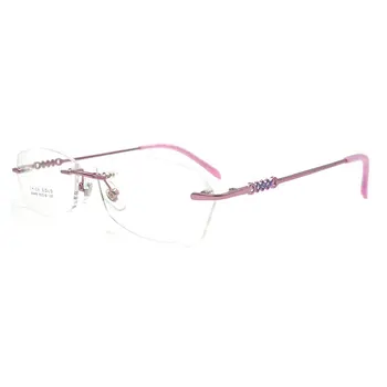 Gmei Optik S2609 Çerçevesiz Gözlük Kadın için Çerçevesiz gözlük Gözlük Çerçeve