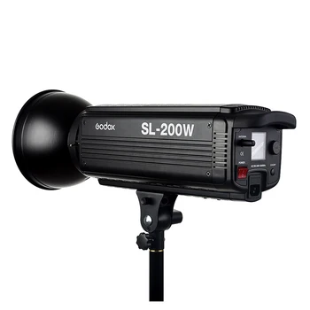 Godox SL-2 200Ws 5600K Studio Sürekli Fotoğraf Video Işık Lambası w/ Uzaktan LED
