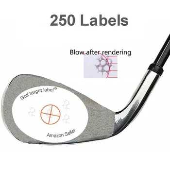 Golf Etkisini Etiketler 250PCS Etiket Bandı,Paketi Hedef