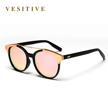 Güneş moda Kadın gözlük, Kadın shades gözlük UV400 Puan Spor Açık Oculos 2017 Marka tasarımcısı Yuvarlak Kadın güneş Gözlüğü