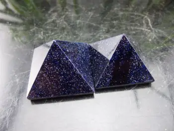 Güzel nadir Glidstone kristal 30mm-35mm ŞİFA ışığı piramit noktaları göz kamaştırıcı