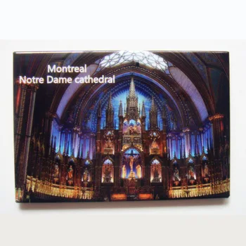 Hatıra Mıknatıslar , BİZE Montreal Notre Dame Katedrali Hatıra Metal Buzdolabı Mıknatısı SFM5160 mutfak İçin Buzdolabı