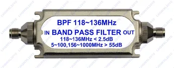 Hava band ücretsiz gemi için 118 SMA konnektör bant geçiren filtre BPF-136MHz