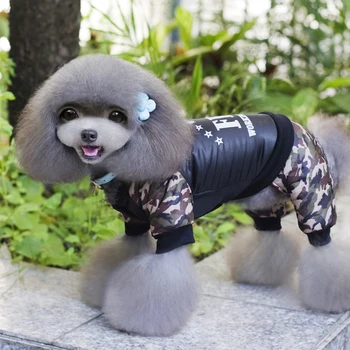 Havalı FBI Pet Köpek Giysileri Genel olarak Erkek Köpekler Ropa Para Perros İçin Köpek Yavrusu Tulum Kostüm Sıcak Kış Giyim Kalınlaşma