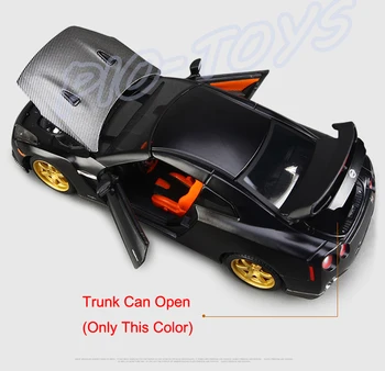 Hayranları İçin yeni Varış Hediye GTR 1/24 Metal Model Araba Spor Araç Yarış Arabaları Koleksiyonu Açılabilir Oyuncak Dekorasyon Oyuncaklar Alaşım