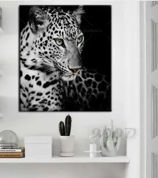 Hayvanların ücretsiz Kargo modern duvar resimleri çita leopar ev dekor tuval sanat baskılar yatak odası dekorasyonu resimleri