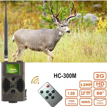 HC300M İz Kamera Avcılık iz kamera avcılık Açık görüş Kızılötesi gece GPRS MMS GSM Kamera Fotoğraf tuzak Hunter cam SMS