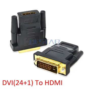 HDMI DVI Çevirici Adaptör ,DVI 18+1 24+1 24 5 +erkek DVI-Ekran Bilgisayar için dişi Dönüştürücü 1080P Destek HDMI benim için