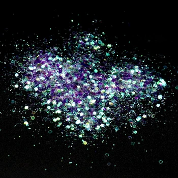 Holografik Tırnak Pul Pul Chameleon Glitter 4 BottleBody Parlayan Lazer Payet 1mm2mm mix DİY Manikür Düğün Dekorasyon