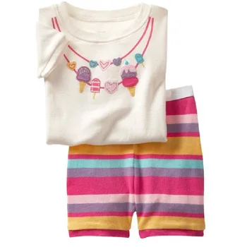 Hooyi Kız Bebek Elbise Takım Elbise Yaz Çiçek Çocuklar Elbise Çocuklar Vestidos Arılar 2 3 4 5 6 7 Yıl Pamuk Pijama Ekose Pantolon Gömlek