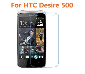 HTC desire 500 Sertleştirilmiş Cam Koruyucu Film Patlamaya dayanıklı Ekran Koruyucu HTC desire 500 Koruma pelicula de vidro Kalkanı