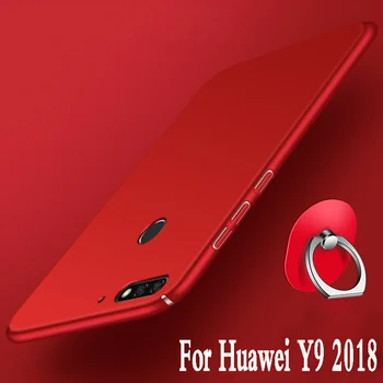 Huawei durumunda Y9 2018 Lüks Tam Koruyucu cep telefonu kabuk için Huawei Y9 2018 Kapak Sert Plastik zırh için 5.93