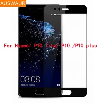 Huawei P10/P10 Plus Anti Huawei P10 lite Ekran Koruyucu 3D 9 h Sertleştirilmiş Cam, Karbon fiber Ultra-ince Film için Sıfırdan