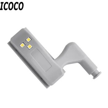 İCOCO 1 adet Mini Boy Mutfak Yatak odası Dolap Dolap Dolap Dolap İç Menteşe Sensör Işık Lambası Sistemi Sıcak Satış Teşviki LED