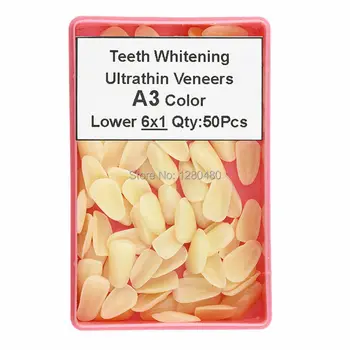 İki Paket Ultra İnce Diş Kompozit Reçine Kaplama Üst Ve Alt Diş A3 Renk Onarıcı Diş Beyazlatma Malzemeleri
