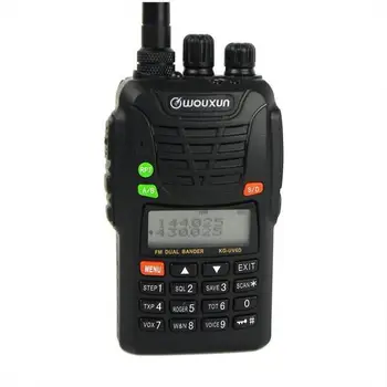 İki Wouxun KG-UV6D Dual Band VHF/UHF FM Profesyonel bir Telsiz Sesi/LAMBA/SOS ham CB telsiz WOUXUN KG UV6D Telsiz Patlama