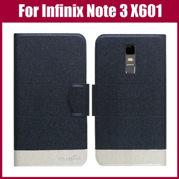 İnfinix 3 X601 Durumunda İnfinix Not İçin Case 3 X601 Yeni Varış 5 Renkler Moda Flip Ultra ince Deri Koruyucu Kapak Not