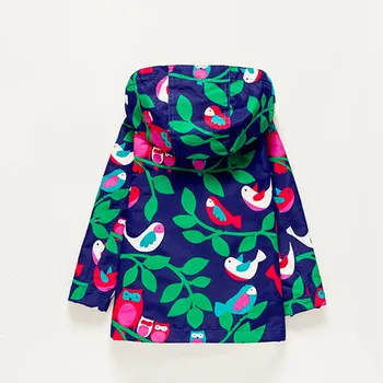 İNGİLTERE Orijinal MeanBear Çocuk Ceket Kızlar Renkli Kız Çocuk Neşeli Kızlar Bahar Çiçeği Ceket Trench Elbise Rüzgarlık