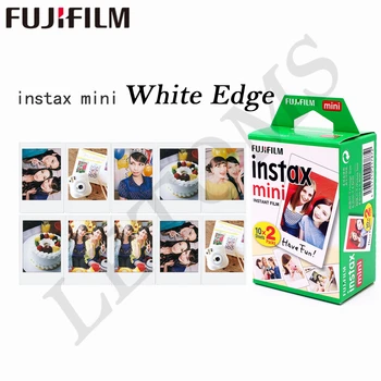İnstax Anlık fotoğraf Makinesi için 30 adet Orijinal Fuji Fujifilm instax mini 8 film beyaz Kenar film 8 7 25 50 90 9 Fotoğraf Kağıdı mini