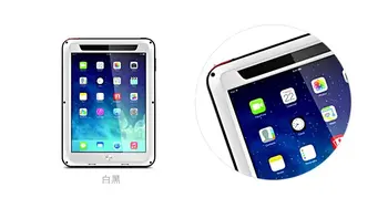 İPad Mini 1 2 3 / aşk Mei Darbeye dayanıklı su Geçirmez kılıfı 2 3 4 / 5 Hava Sertleştirilmiş cam koruyucu film iPad