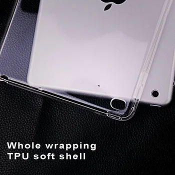 İPad Mini 4 Kılıf, Apple iPad Case için Soft Şeffaf TPU silikon Arka Kapak için Mini 4 Darbeye dayanıklı Tablet A1538 A1550