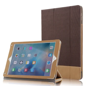 İPad5 Tablet İçin Standı Kart Sahte Deri zeki Koruyucu İle Apple iPad Hava Akıllı kapak İçin 1 Koruyucu kılıf 9.7