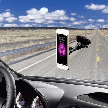 İPhone İçin evrensel Manyetik Arabanın gösterge paneli Cep Telefonu Tutucu Stand Mount Araba Yapışkan Araç Kiti Mıknatıs Samsung Akıllı telefon